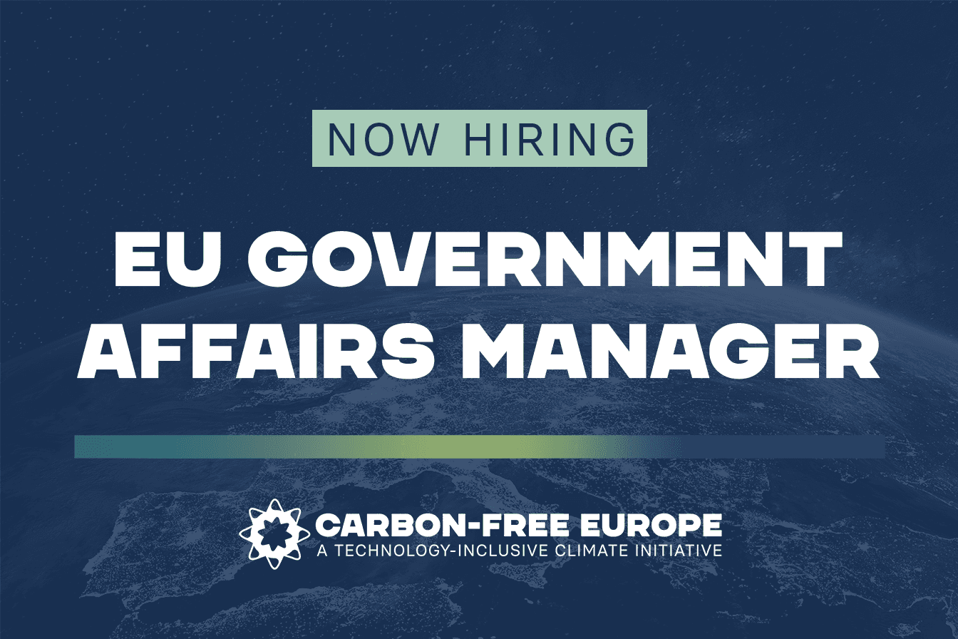EU Government Affairs Manager, Carbon-Free Europe